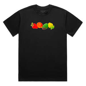 Daylight: DAYLIGHT LOLLIES TEE - BLACK/MULTI