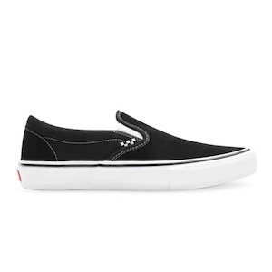 Vans Skate: VANS SKATE SLIP ON - BLACK/WHITE