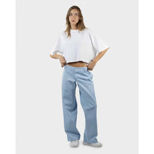 DICKIES 852AU WASHED LOOSE FIT WORK PANT - GLACIAL BLUE