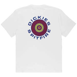 Dickies X Spitfire: DICKIES X SPITFIRE S/S TEE - WHITE