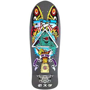 10 Inch Skateboard Decks: SANTA CRUZ X GODZILLA MOTHRA NATAS 10.538" x 30.14"