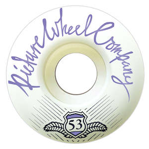 53mm Skateboard Wheels: PICTURE WHEELS - SHIELD SERIES CONICAL 53MM (LAVENDER)