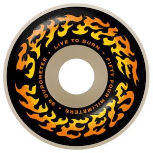 54mm Skateboard Wheels: SPITFIRE TORCHED SCRIPT 99D 54MM