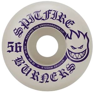 56mm Skateboard Wheels: SPITFIRE BURNER 99D 56MM