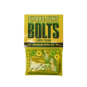 SHAKE JUNT HARDWARE - GREEN/YELLOW 7/8" ALLEN
