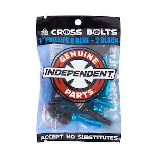 INDEPENDENT 1" PHILLIPS HARDWARE WITH TOOL - BLUE/BLACK