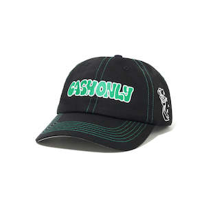 Cash Only: CASH ONLY SKETCHBOOK 6 PANEL CAP - BLACK