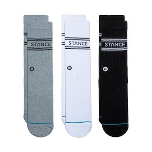 Stance: STANCE BASIC 3 PACKS CREW SOCKS - MULTICOLOUR