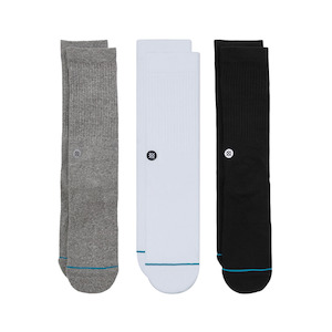 Stance: STANCE ICON 3 PACK SOCKS - MULTI