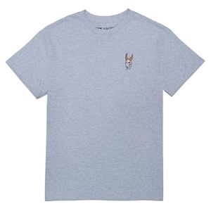 TOY MACHINE HEAVY METAL EMBROIDERED TEE - GREY