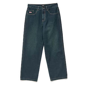 Xlarge: XLARGE BAGGY BULL DENIM 91 PANT - SWAMP