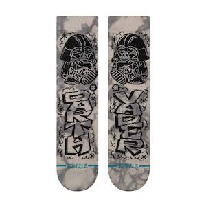 STANCE X STAR WARS DARTH VADER CREW SOCKS - BLACK
