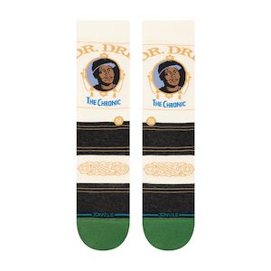 Stance: STANCE X DR DRE THE CHRONIC CREW SOCKS - BLACK
