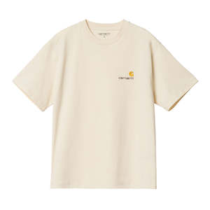 Womens Tops: CARHARTT WIP WOMEN'S S/S AMERICAN SCRIPT TEE - NATURAL