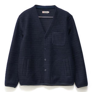 S/DOUBLE CARDIGAN COAT - NAVY