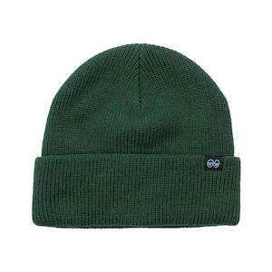 KROOKED EYES CLIP BEANIE - DARK GREEN/BLACK/WHITE