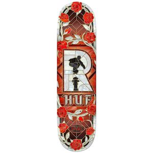 8 38 Skateboard Decks: REAL HUF CATHEDRAL DECK 8.38"