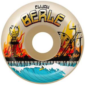 56mm Skateboard Wheels: SPITFIRE FORMULA FOUR ELIJAH BERLE HEATWAVE OG CLASSIC 99D 56MM