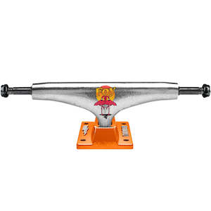 Polished Skateboard Trucks: THUNDER JAMIE FOY FAUNA PRO EDITION POLISHED/ORANGE
