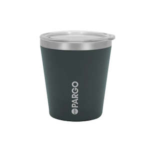 PARGO 8OZ INSULATED REUSABLE CUP - BBQ CHARCOAL