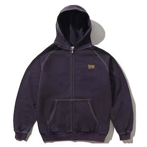 Apparel: BUTTER GOODS SKETCH ZIP THRU HOOD - EGGPLANT