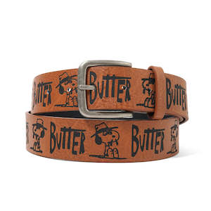 Just Arrived: BUTTER GOODS X PEANUTS SPIKE BELT - BROWN