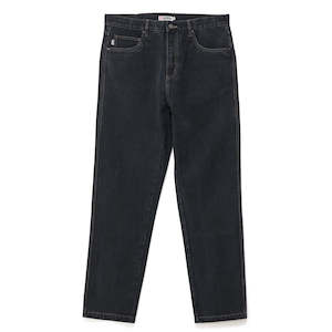 S Double: S/DOUBLE DENIM STANDARD JEAN - BLACK RINSE
