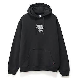 S/DOUBLE DOT SHOP HOOD - BLACK