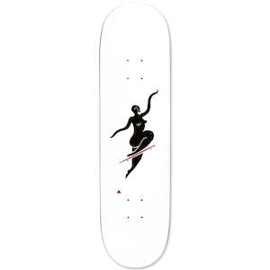8 5 Skateboard Decks: POLAR TEAM MODEL NO COMPLIES (WHITE) 8.5"