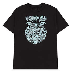 SPITFIRE DEMON GATE GLOW IN THE DARK TEE - BLACK