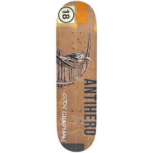 8 5 Skateboard Decks: ANTI HERO CODY CHAPMAN INTERMODAL 8.5"