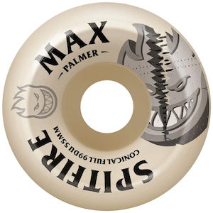 55mm Skateboard Wheels: SPITFIRE FORMULA FOUR MAX PALMER BURN SQUAD CONICAL FULL 99D 55MM