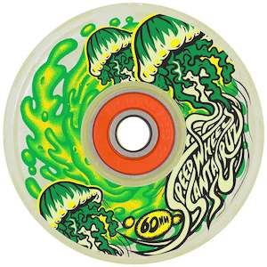 60mm Skateboard Wheels: SLIME BALLS JELLY FISH LIGHT UP GLOW IN THE DARK 78A 60MM