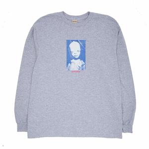 Sale: FUCKING AWESOME DAMAGED LS TEE - HEATHER GREY
