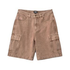 Xlarge: XLARGE BAGGY CARGO DENIM 91 SHORTS - SMOKE