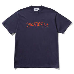 BUTTER GOODS SCRAWLING TEE - NAVY