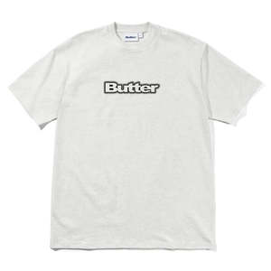 BUTTER GOODS RADIANT LOGO TEE - ASH
