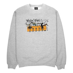 PASSPORT CLOSIN' TIME SWEATER - ASH