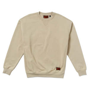 VOLCOM OPERATORS CREW - LIGHT KHAKI