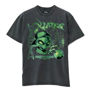 Apparel: XLARGE RULES THE WORLD TEE - PIGMENT BLACK