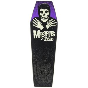 9 Inch Skateboard Decks: ZERO X MISFITS FIEND COFFIN - GLOW IN THE DARK 9.5"