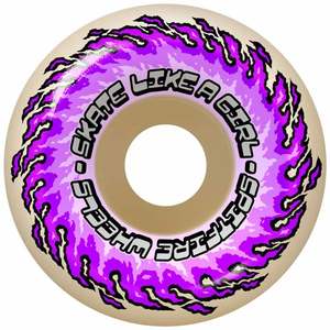 54mm Skateboard Wheels: SPITFIRE FORMULA FOUR SKATE LIKE A GIRL OG CLASSIC 99D 54MM