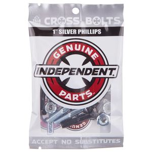 INDEPENDENT 1" PHILLIPS HARDWARE - BLACK/SILVER