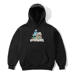Cash Only: CASH ONLY REAPER PULLOVER HOODY - BLACK