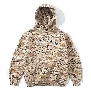 CASH ONLY LOGO PULLOVER HOODY - CAMO
