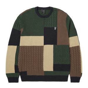Knitwear: HUF COLUMBIA CABLE KNIT SWEATER - MULTI