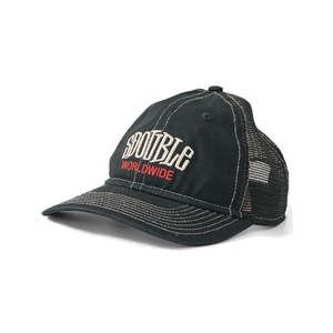 S Double: S/DOUBLE WORLDWIDE RELAXED TRUCKER - BLACK
