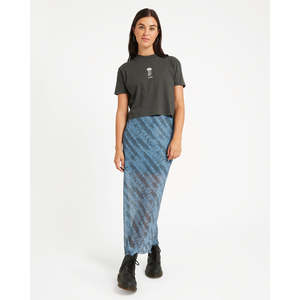 Sale: VOLCOM WICKED LIGHTNING SKIRT - BLUE SAPPHIRE