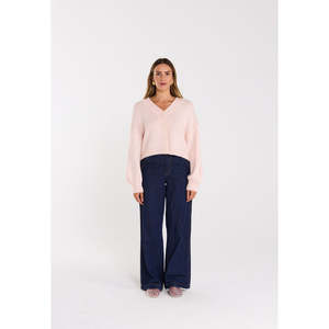 Apparel: THING THING HUDDLE CARDIGAN - MILKSHAKE