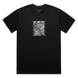 Apparel: DECO TEMPLE TOUR TEE - BLACK